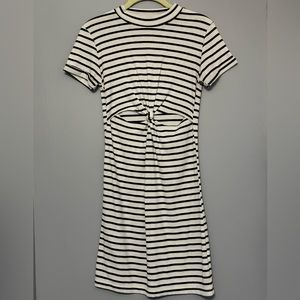 LA Hearts striped cut out dress